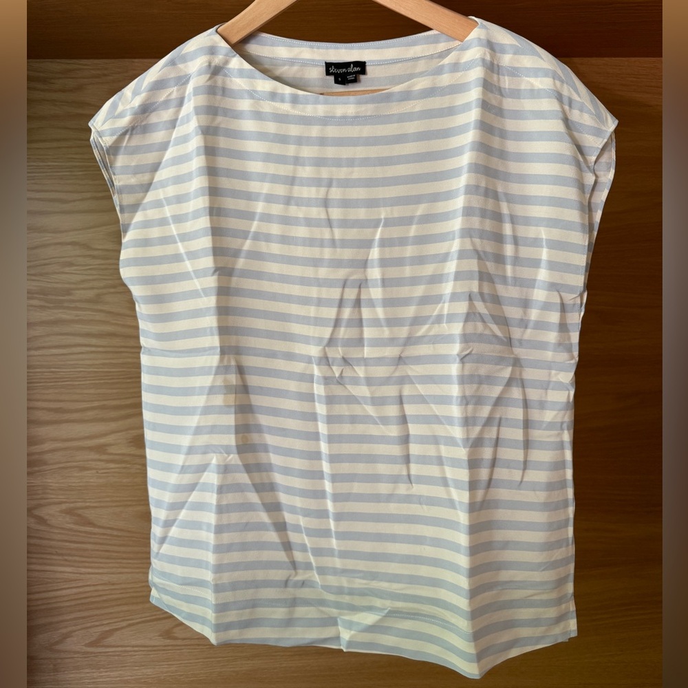 Steven Alan Silk Striped Blouse